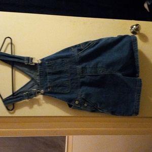 Gap blue jean overalls size small great shape worn once
